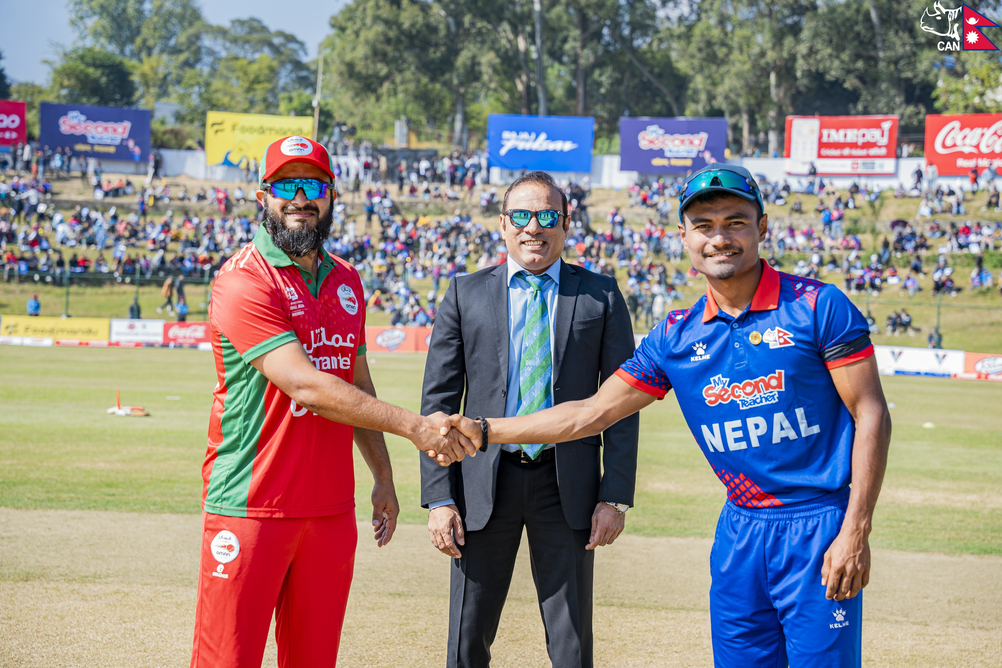 टी ट्वान्टी विश्वकप एसिया छनोटको फाइनलमा नेपाल टस जितेर पहिले ब्याटिङ गर्दै